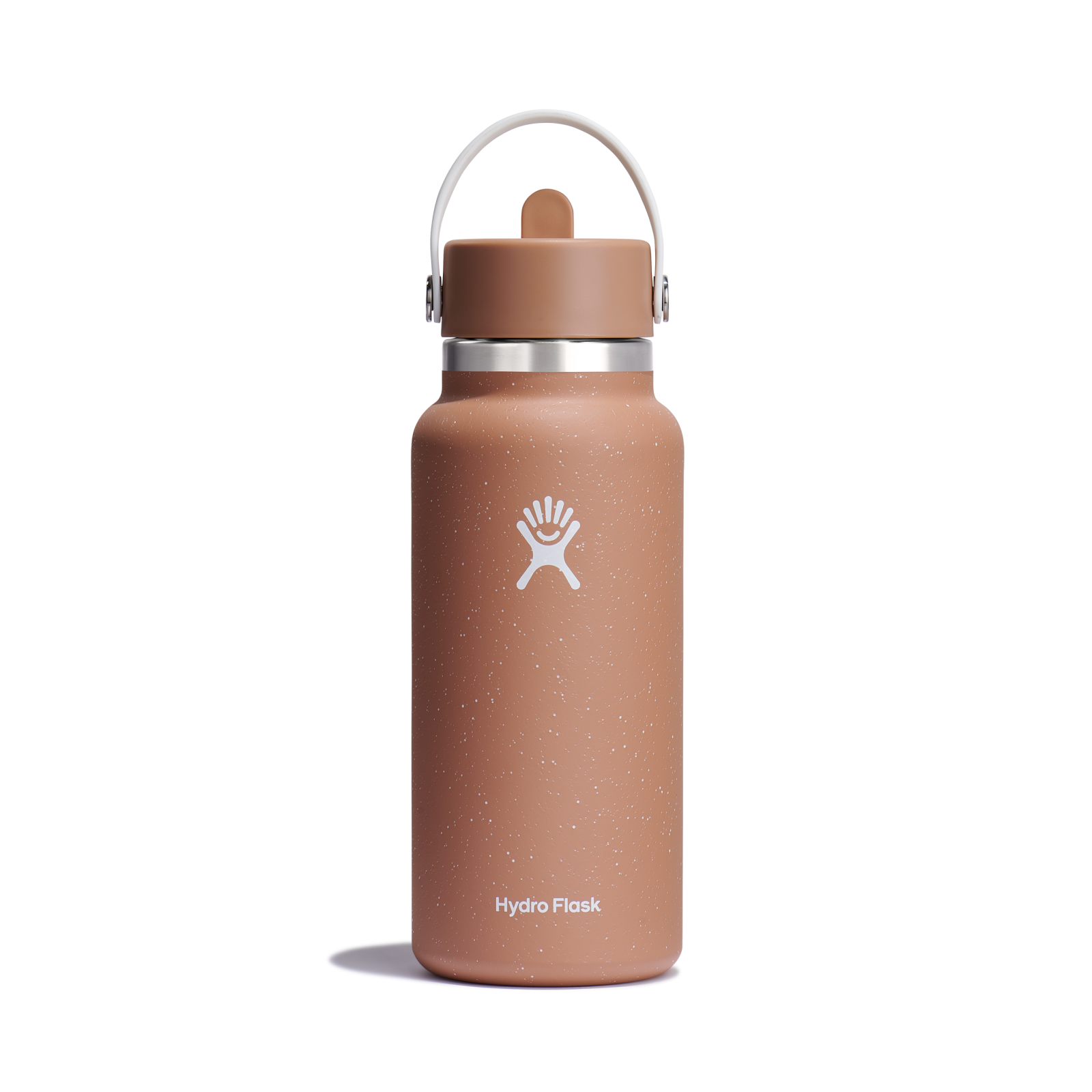 32oz (946mL) Wide Mouth with Flex Straw Cap Seasalt Sandy