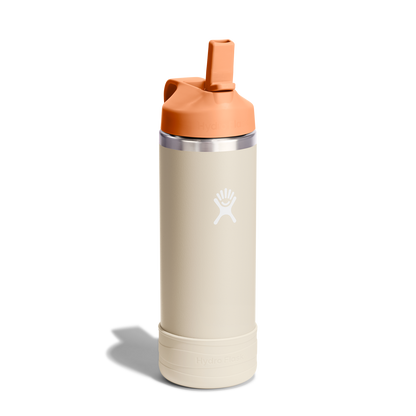 18oz (532mL) Kids Bottle with Straw Lid and Boot