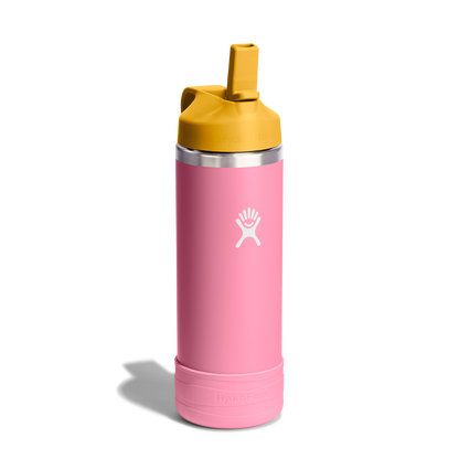 18oz (532mL) Kids Bottle with Straw Lid and Boot