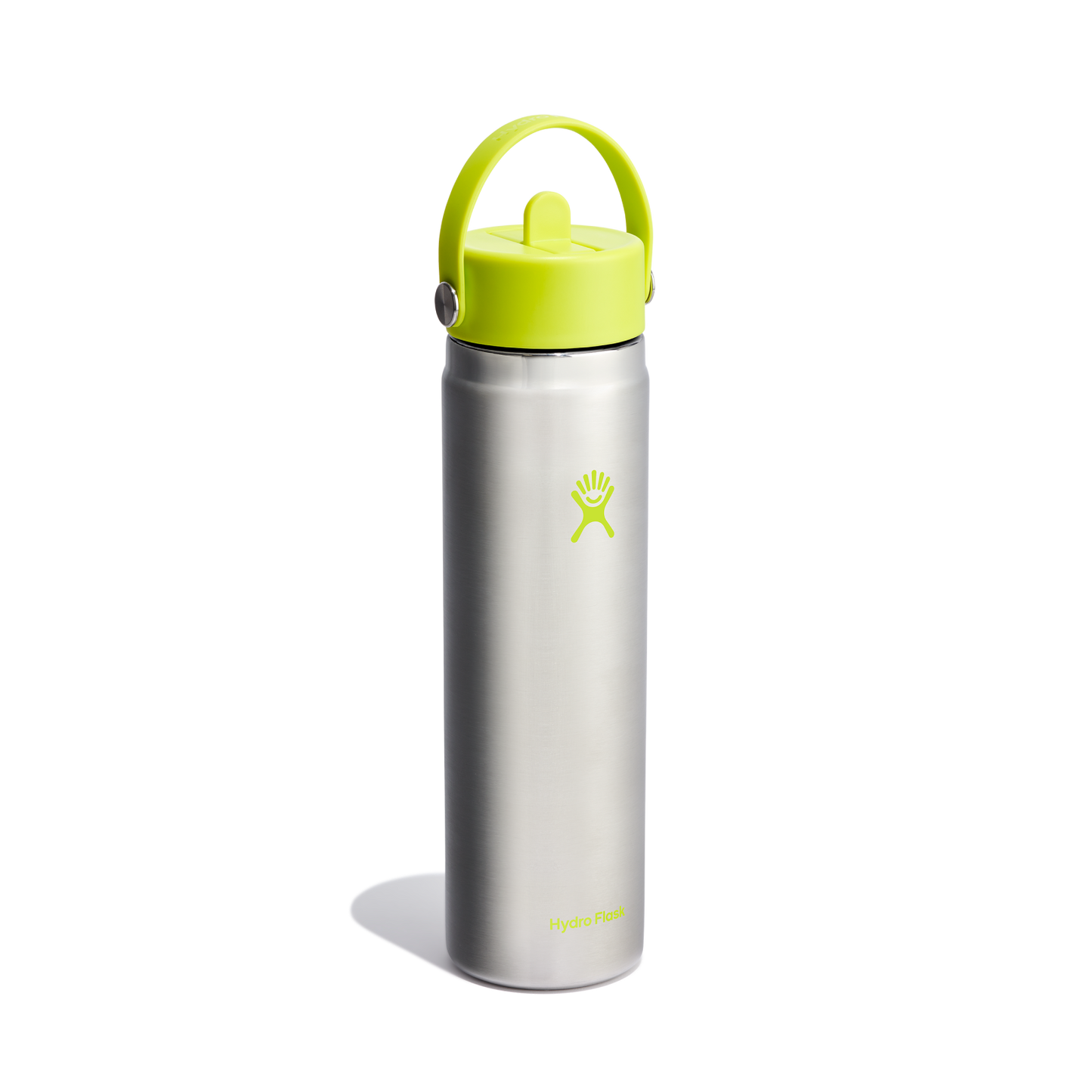 24oz (709mL) Wide Mouth with Flex Straw Cap - Stainless Steel