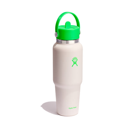32oz (946mL) Wide Flex Straw Travel Bottle - Neon