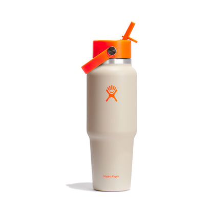 32oz (946mL) Wide Flex Straw Travel Bottle - Neon