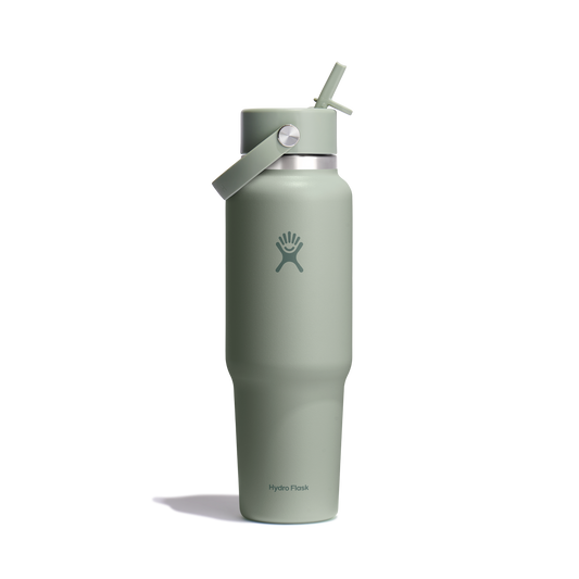 40oz (1.18L) Wide Mouth Flex Straw Travel Bottle