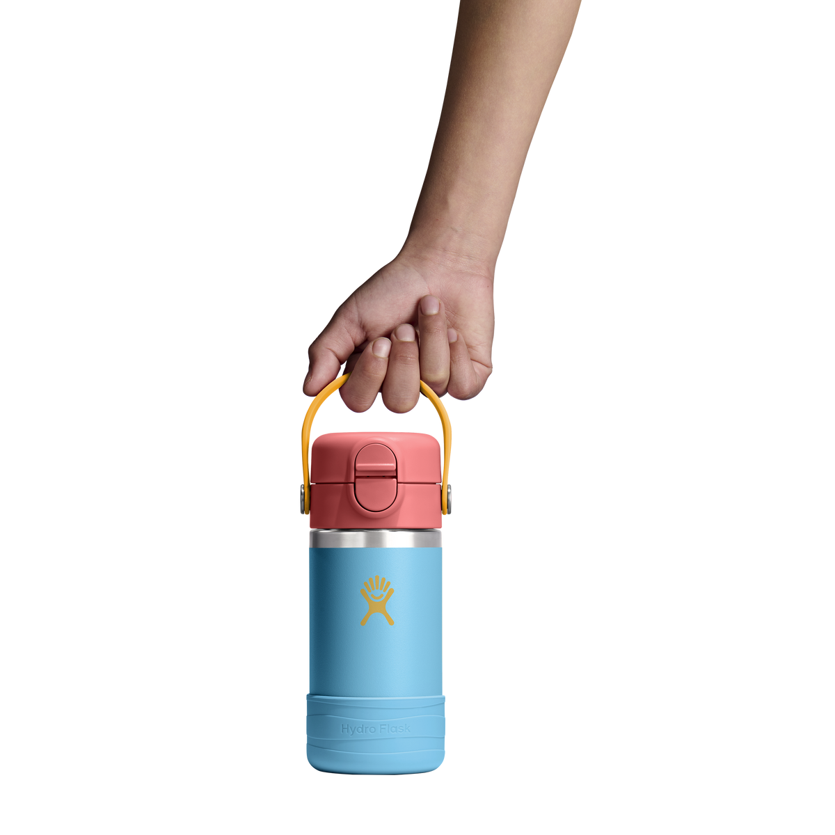 12oz (354mL) Kids Bottle with Straw Lid and Boot