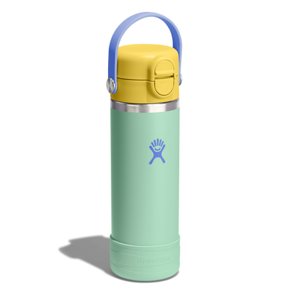 18oz (532mL) Kids Wide Mouth Covered Cap And Boot