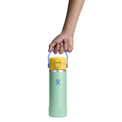 18oz (532mL) Kids Wide Mouth Covered Cap And Boot