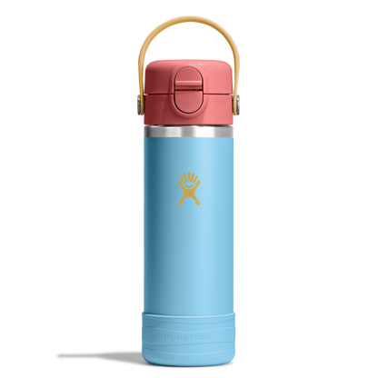 18oz (532mL) Kids Wide Mouth Covered Cap And Boot