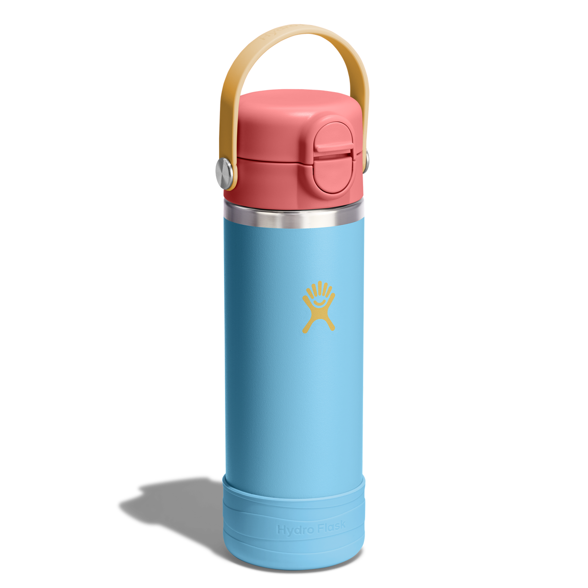 18oz (532mL) Kids Wide Mouth Covered Cap And Boot