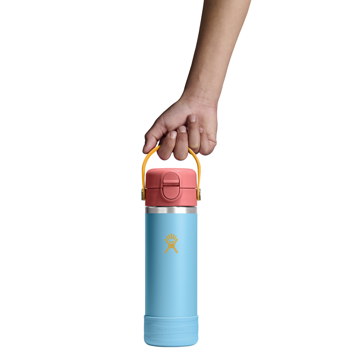 18oz (532mL) Kids Wide Mouth Covered Cap And Boot