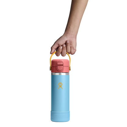 18oz (532mL) Kids Wide Mouth Covered Cap And Boot