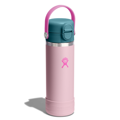 18oz (532mL) Kids Wide Mouth Covered Cap And Boot